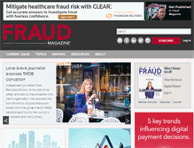 Tablet Screenshot of fraud-magazine.com
